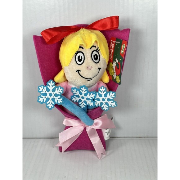 How The Grinch Stole Christmas 10" CINDY LOU WHO Plush Bouquet 2024 NEW - Picture 1 of 3